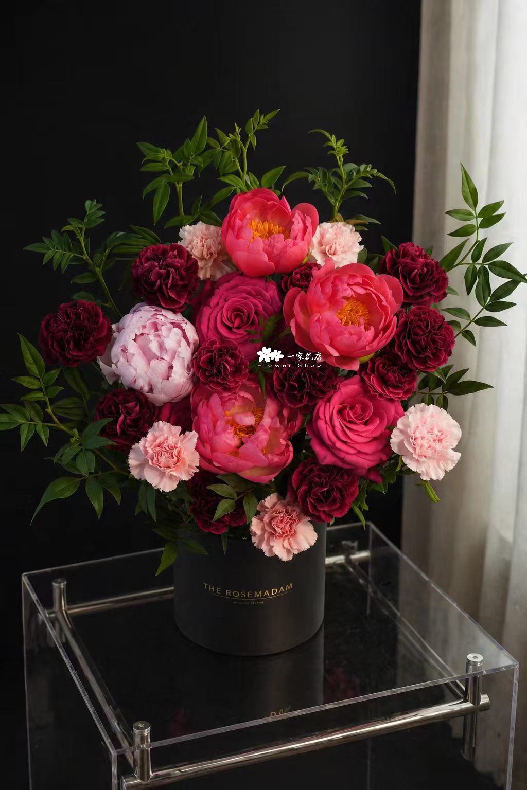绯红花盒，芍药玫瑰 · 浓郁高级